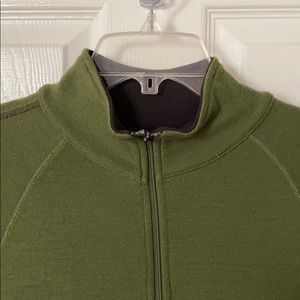 💚 Ibex pullover | 3/4 zip | Green | Medium | USA